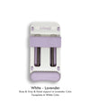 White/Lavender